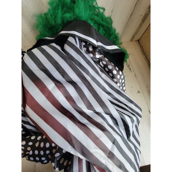 Spirit Halloween AS IS animated scary striped clown hanging home decor prop - Picture 13 of 13